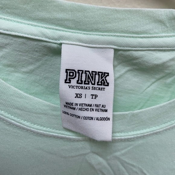 Victoria’s Secret Pink Varsity Pocket Long Sleeve; XS - Picture 2 of 4